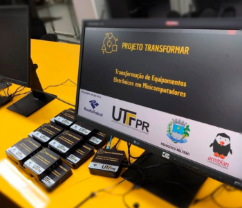 Projeto transforma equipamento apreendido em computador