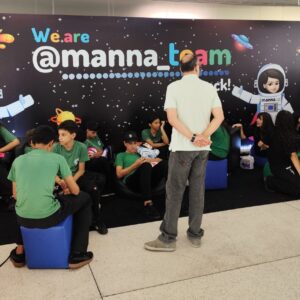 O Manna Experience foi aberto ao público e contou com vários experimentos pedagógicos sobre tecnologia