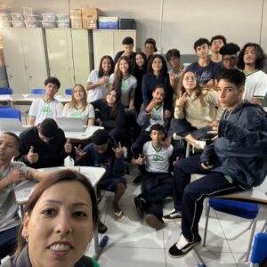 Primeiro dia do Clube de Ciências Capivara´s Tech no ano passado (Arquivo pessoal/Maísa Iwazaki)