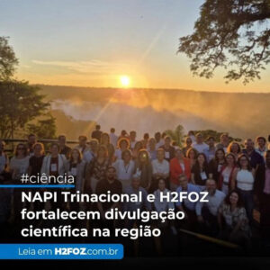 Pesquisadores do NAPI Trinacional durante evento científico em dezembro 2024