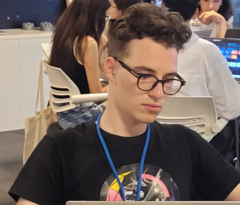 Lucas durante as atividades do programa em Portugal. (Foto/Arquivo Pessoal)