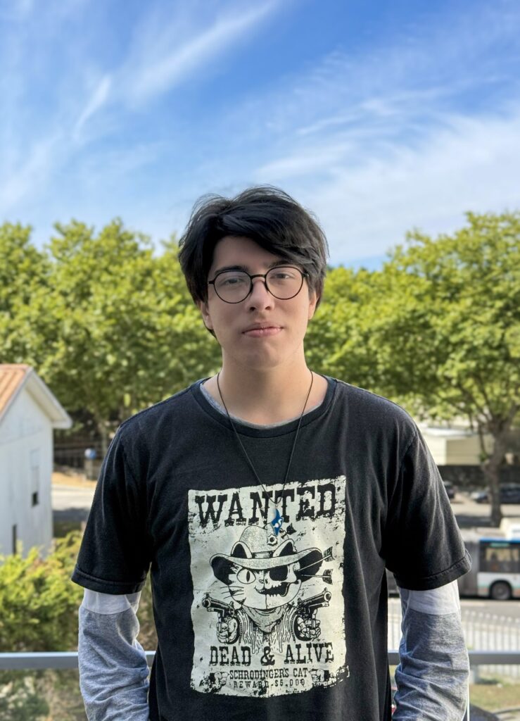 Foto do clubista Davi Afonso Rezende, de 17 anos, do Colégio Instituto de Educação Estadual de Maringá e do clube Cienteens (Foto/ Arquivo pessoal)