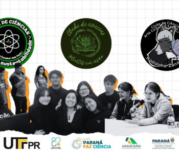 Clubes de Ciências da UTFPR levam diversos projetos ao FIciências 2025(Arte/Cassia Naomi)