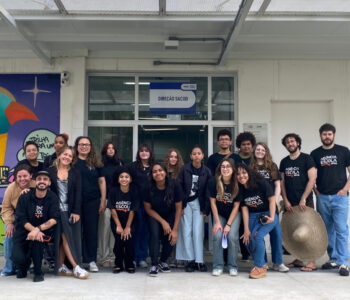 Clubistas participam de oficina no Campus de Comunicação e Artes da UFPR (Foto/Giovanna Mattioli)