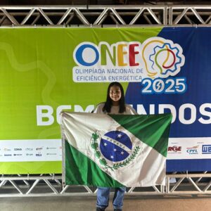 Clubista vinculada à UEM representa o Paraná na Olimpíada Nacional de Eficiência Energética