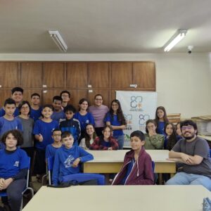 Equipe do clube Exploradores da Ciência (Foto/Isabella Abrão)