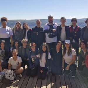 Equipe do clube de ciências Unidade Polo (Foto/Isabella Abrão)