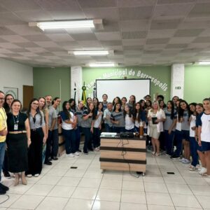 Jovens pelo Clima na Audiência do Plano Municipal de Saneamento Básico (Foto/Eliana A. da Silva)