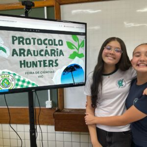 Clubistas em apresentação do Protocolo Araucária Hunters (Foto/Arquivo pessoal)