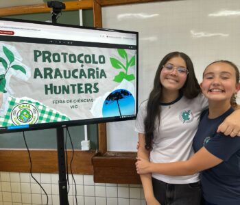 Clubistas em apresentação do Protocolo Araucária Hunters (Foto/Arquivo pessoal)