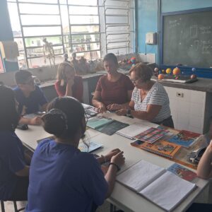 Roda de conversa sobre arte e ciência, no clube Arte, Cultura e Saúde Mental (Foto/Giovane de Lima)