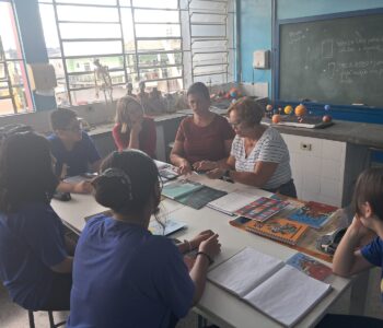 Roda de conversa sobre arte e ciência, no clube Arte, Cultura e Saúde Mental (Foto/Giovane de Lima)