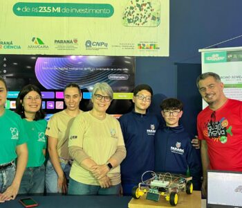 Apresentação dos Clubes de Ciências da Rede de Clubes Paraná Faz Ciência, na Expoingá 2026 (Foto/Acervo Mudi) 