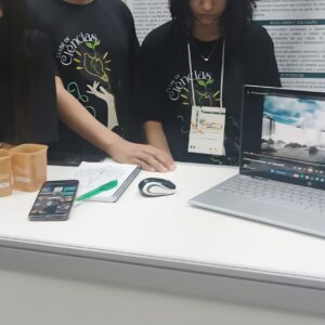 A turma apresentou o projeto na FECCI 2025 (Foto/Arquivo Pessoal)