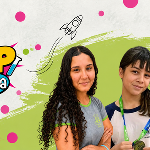 Ana Beatriz, Mariana e Talita, respectivamente, foram escolhidas embaixadoras Mirins do Pop Ciência (Foto/Arquivo pessoal)