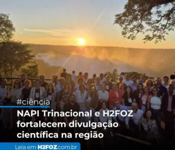 Pesquisadores do NAPI Trinacional durante evento científico em dezembro 2024
