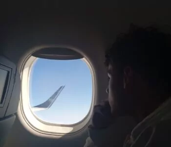 Em rota para novos desafios, Renan Galdino embarcou em sua primeira experiência fora do país. (Foto/arquivo pessoal)