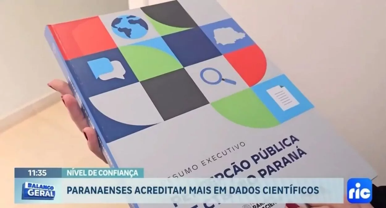Trabalho do NAPI Paraná Faz Ciência é destaque na TV